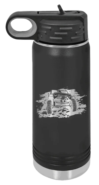 JK Crawler - 20oz Water Bottle Laser Engraved
