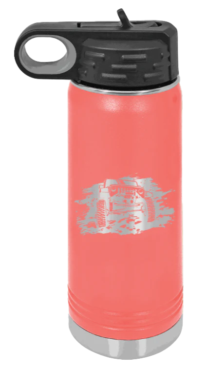 JK Crawler - 20oz Water Bottle Laser Engraved - Image 3