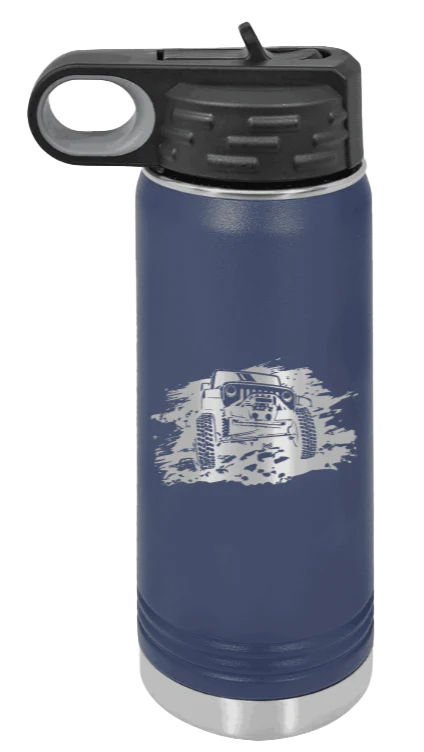 JK Crawler - 20oz Water Bottle Laser Engraved - Image 9