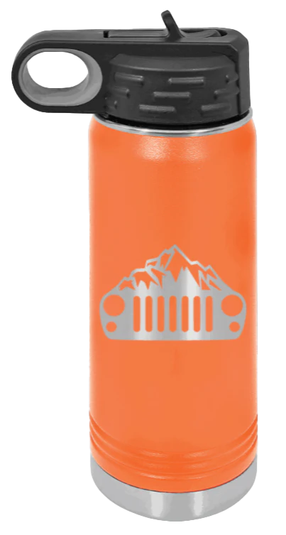 JK Mountains - 20oz Water Bottle Laser Engraved - Image 11