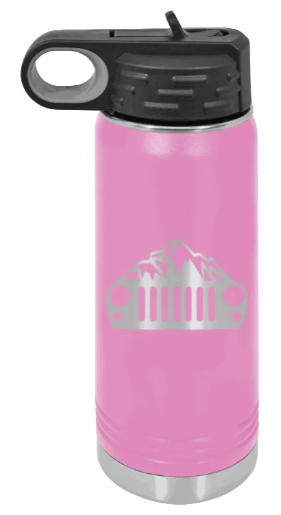 JK Mountains - 20oz Water Bottle Laser Engraved - Image 7