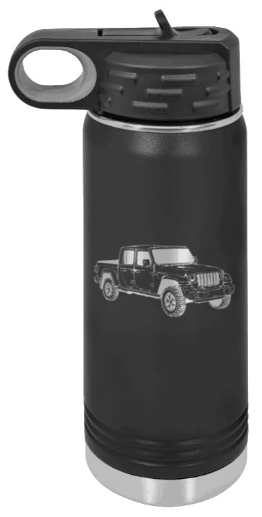 Gladiator - 20oz Water Bottle Laser Engraved