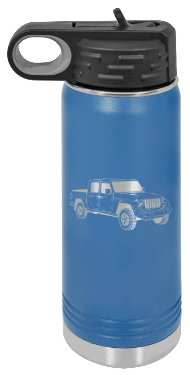 Gladiator - 20oz Water Bottle Laser Engraved - Image 2