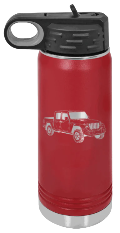 Gladiator - 20oz Water Bottle Laser Engraved - Image 8