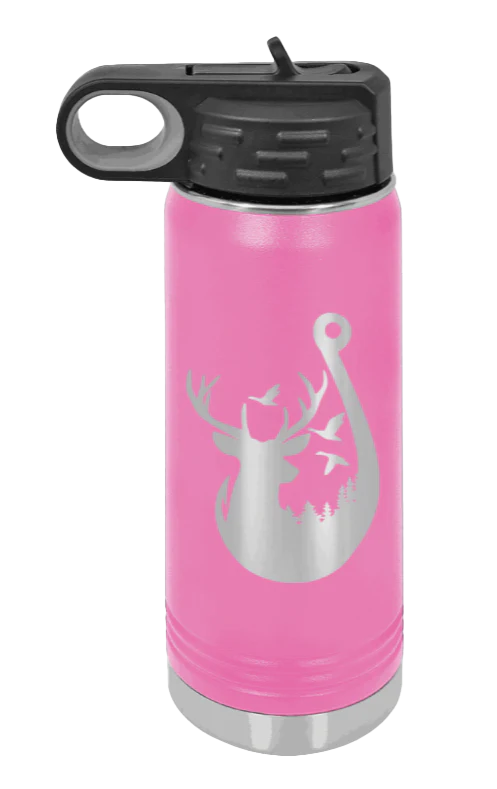 Ducks and Bucks - 20oz Water Bottle - Image 12