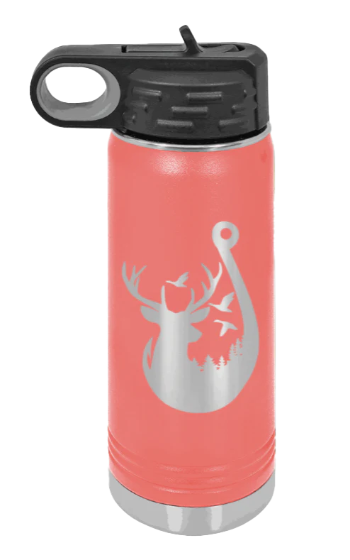 Ducks and Bucks - 20oz Water Bottle - Image 3