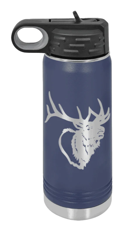 Elk Head - 20oz Water Bottle - Image 9