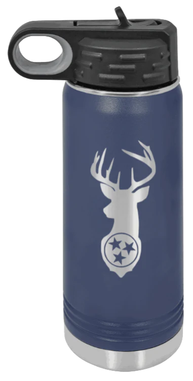 Tristar Deer - 20oz Water Bottle - Image 9