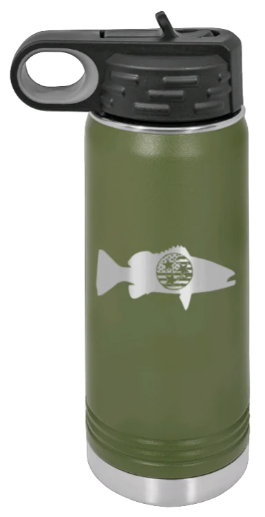 Tristar Flag Turkey - 20oz Water Bottle - Image 10