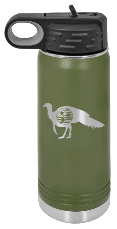 Tristar Flag Deer - 20oz Water Bottle - Image 10