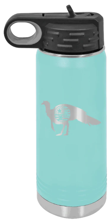 Tristar Flag Deer - 20oz Water Bottle - Image 15