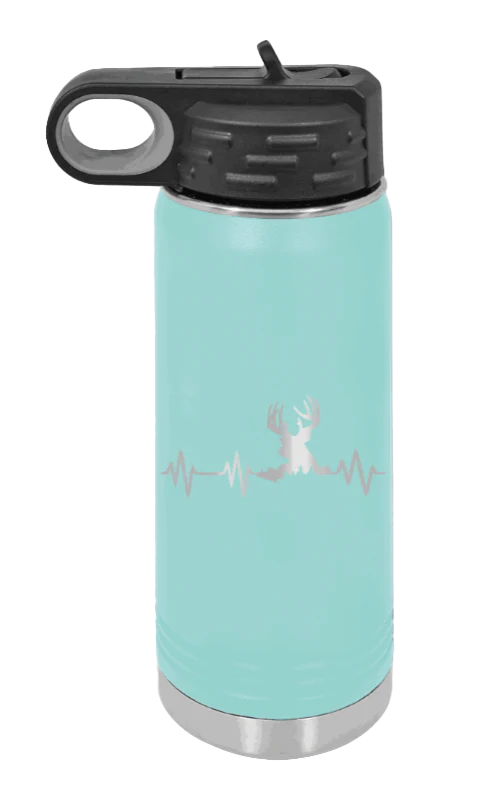Deer Heartbeat - 20oz Water Bottle - Image 15