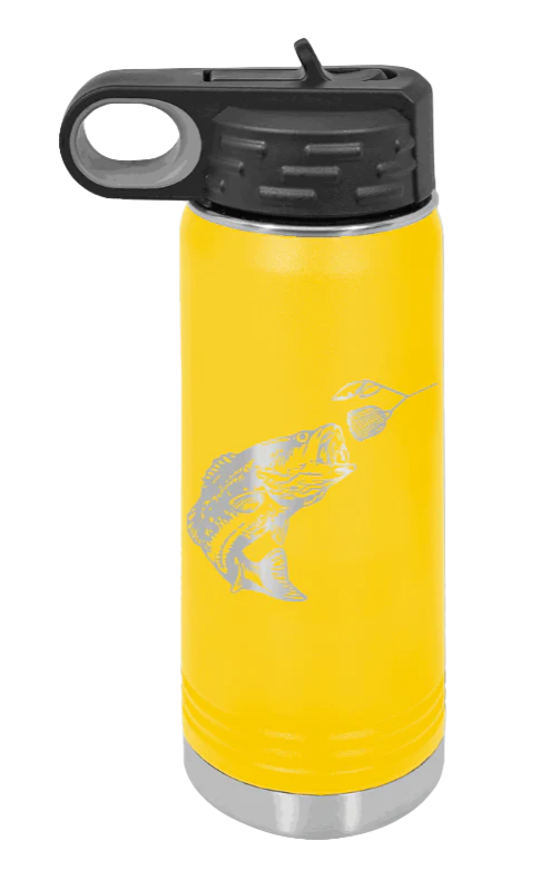 Bass with Spinner Bait - 20oz Water Bottle - Image 17