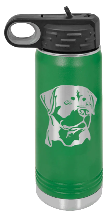 Rottweiler - 20oz Water Bottle Laser Engraved - Image 5