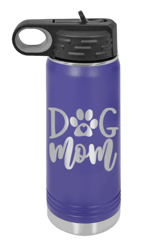 Dog Mom - 20oz Water Bottle Laser Engraved - Image 13