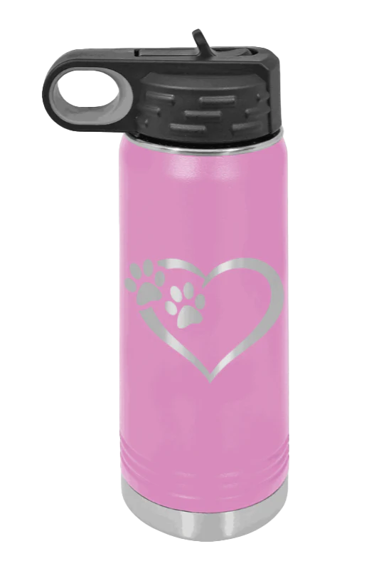 Puppy Love - 20oz Water Bottle Laser Engraved - Image 7