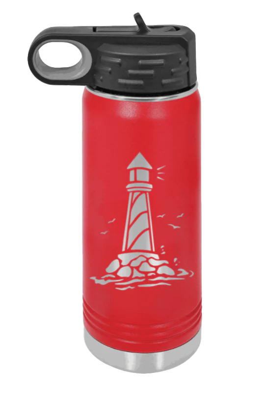 Lighthouse - 20oz Water Bottle Laser Engraved - Image 14