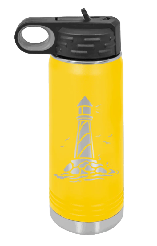 Lighthouse - 20oz Water Bottle Laser Engraved - Image 17