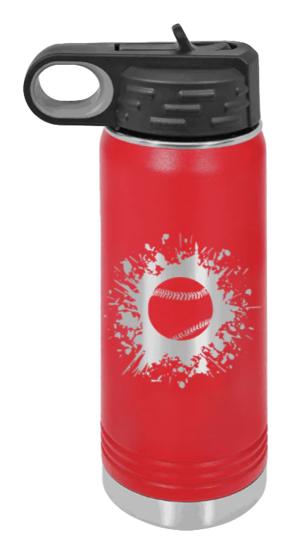 Baseball - 20oz Water Bottle Laser Engraved - Image 14