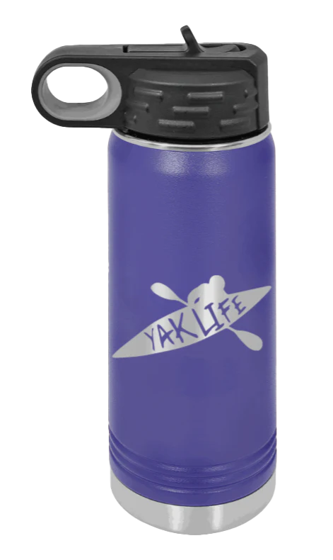 Yak Life - 20oz Water Bottle Laser Engraved - Image 13