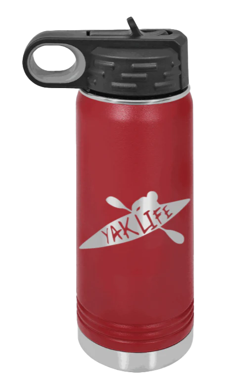 Yak Life - 20oz Water Bottle Laser Engraved - Image 8