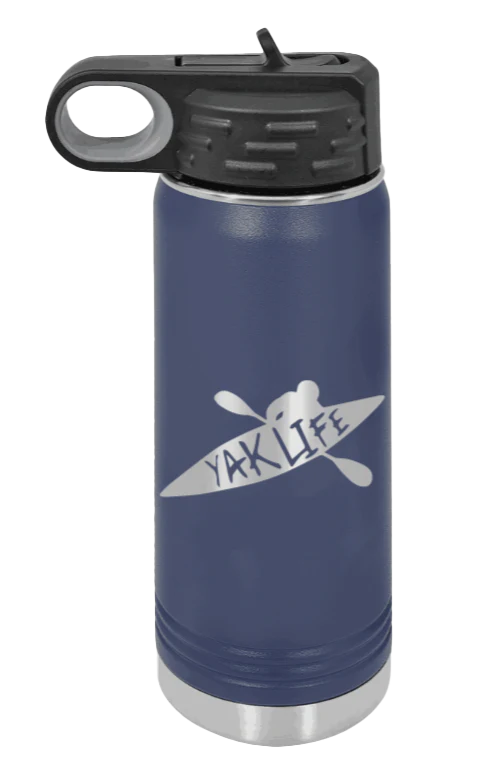 Yak Life - 20oz Water Bottle Laser Engraved - Image 9