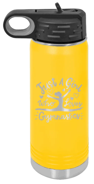 Gymnastics - 20oz Water Bottle Laser Engraved - Image 17