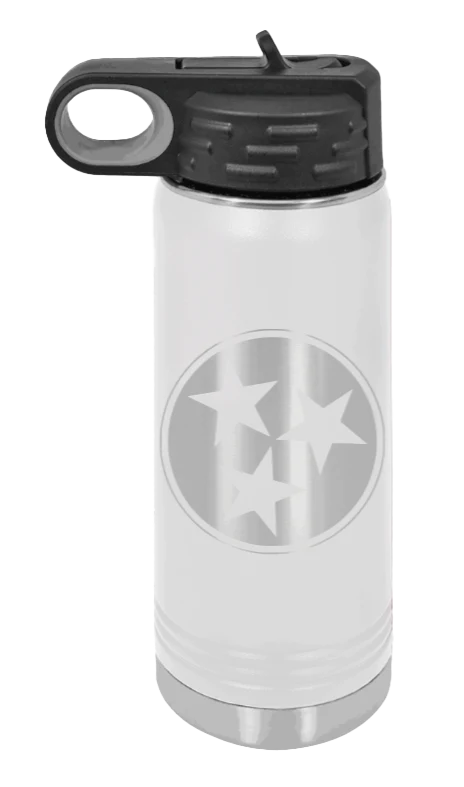 Tennessee Tristar - 20oz Water Bottle Laser Engraved - Image 16