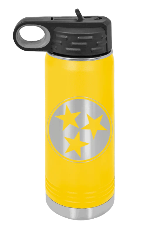 Tennessee Tristar - 20oz Water Bottle Laser Engraved - Image 17