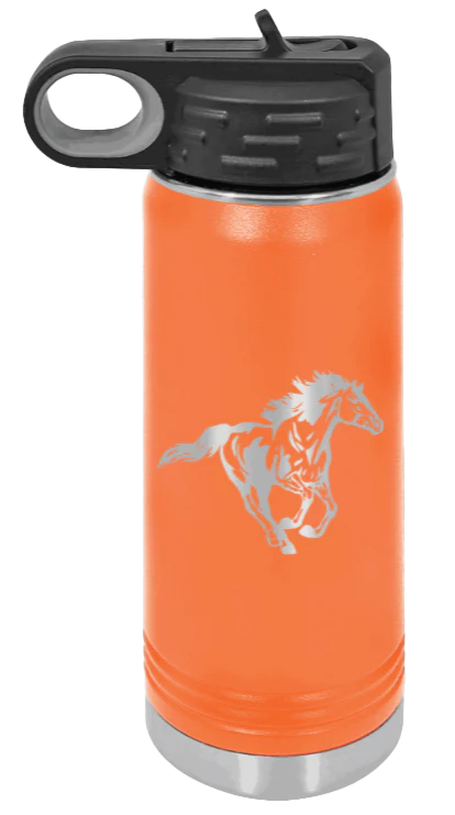 Horse 3 - 20oz Water Bottle Laser Engraved - Image 11