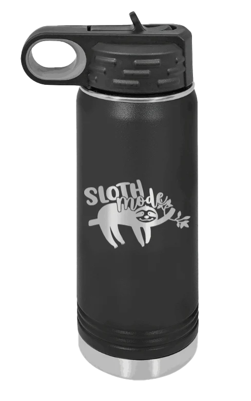 Sloth - 20oz Water Bottle Laser Engraved