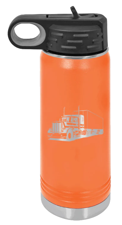 Truck 2 - 20oz Water Bottle Laser Engraved - Image 11