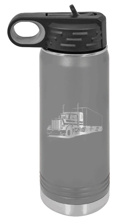 Truck 2 - 20oz Water Bottle Laser Engraved - Image 4