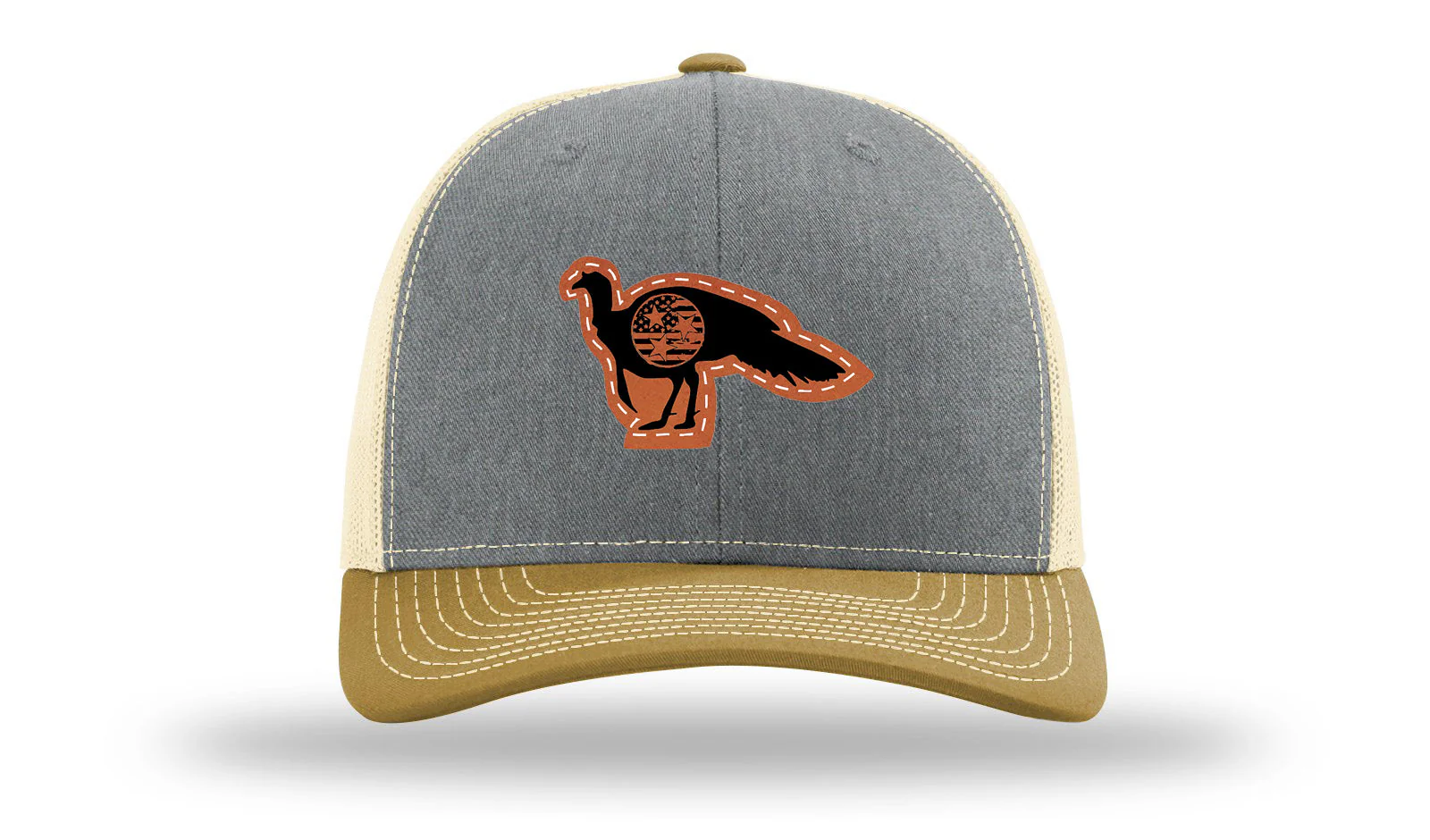 Tristar Flag Turkey Leather Patch Richardson 112 Hat - Image 31