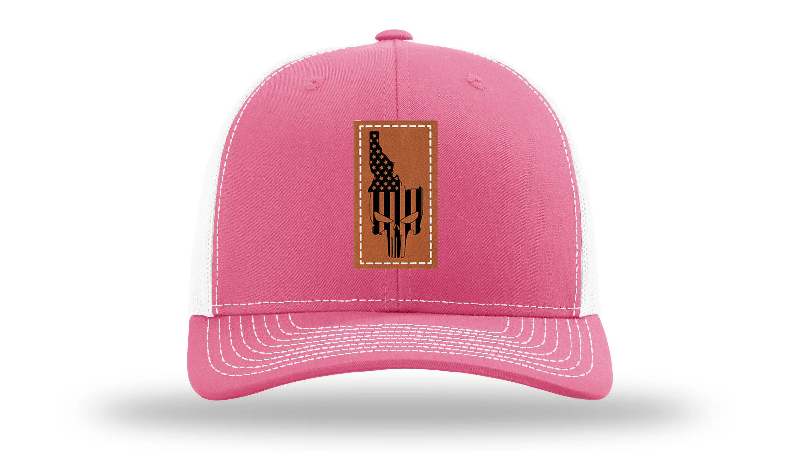 Idaho Punisher Leather Patch Richardson 112 Hat - Image 23