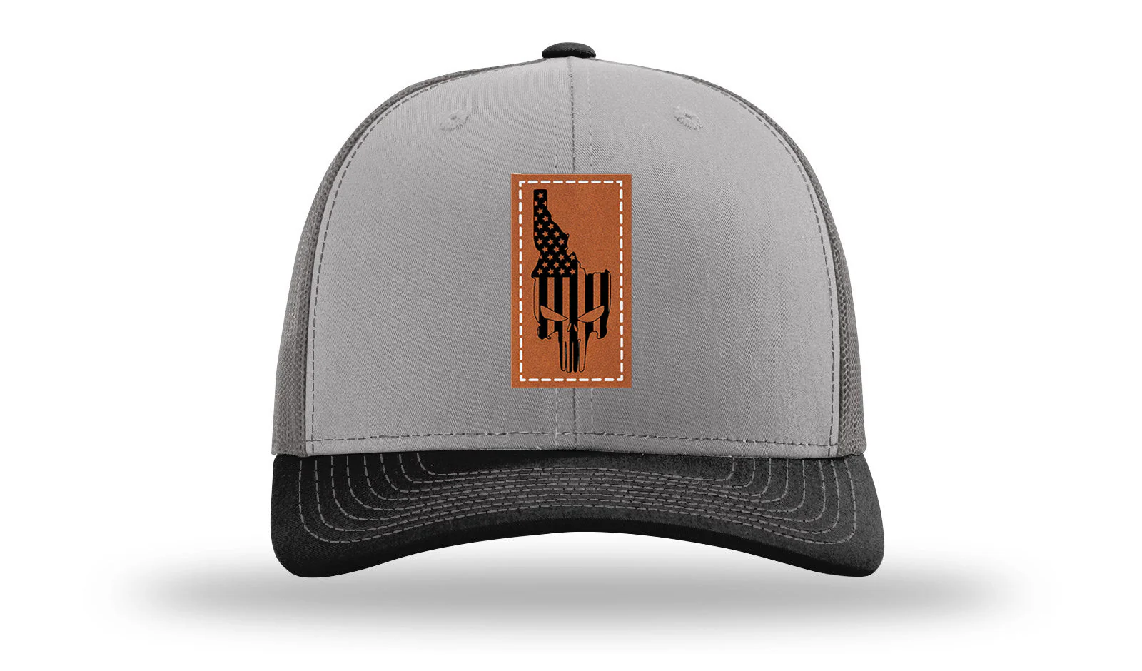 Idaho Punisher Leather Patch Richardson 112 Hat - Image 36