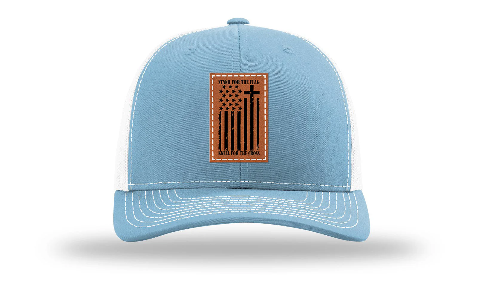 Stand For The Flag Leather Patch Richardson 112 Hat - Image 19