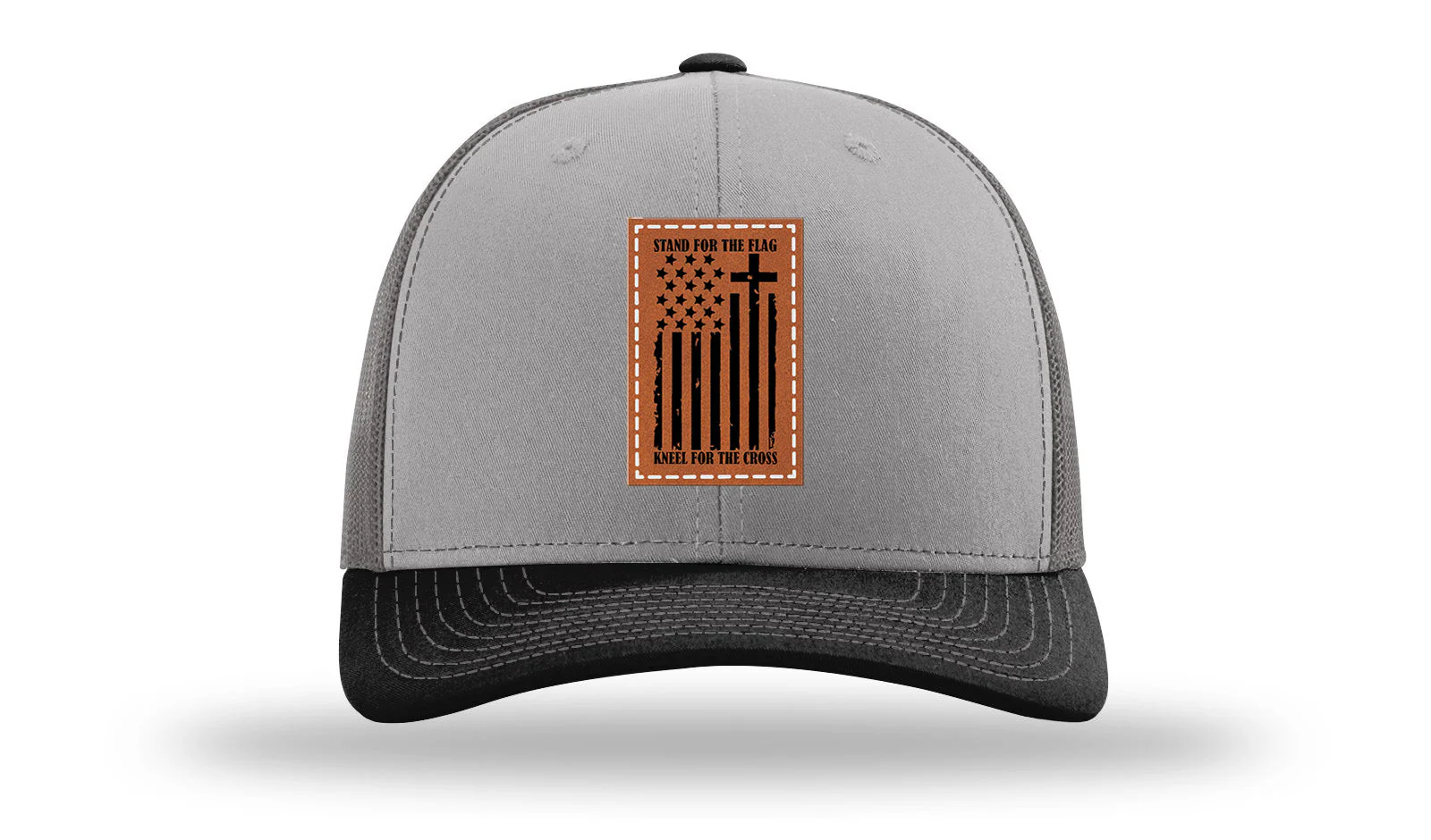 Stand For The Flag Leather Patch Richardson 112 Hat - Image 36