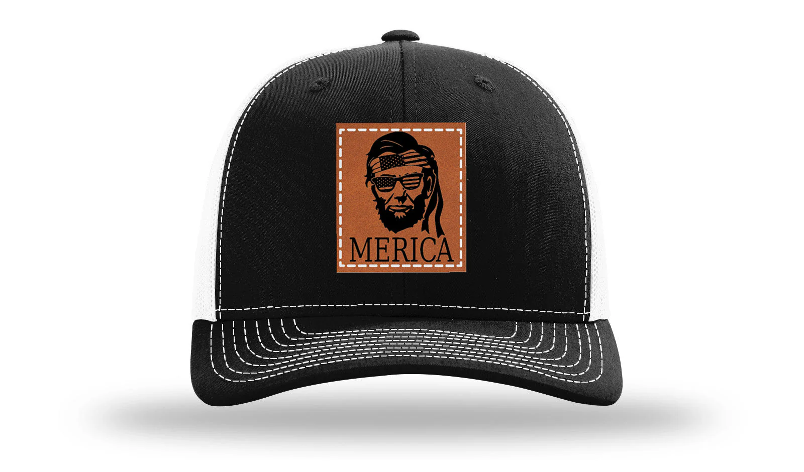 Abe Merica Leather Patch Richardson 112 Hat - Image 7