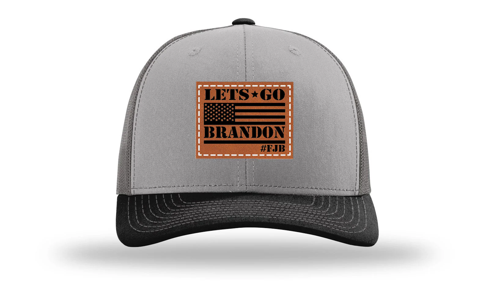 Let's Go Brandon #FJB Leather Patch Richardson 112 Hat - Image 36