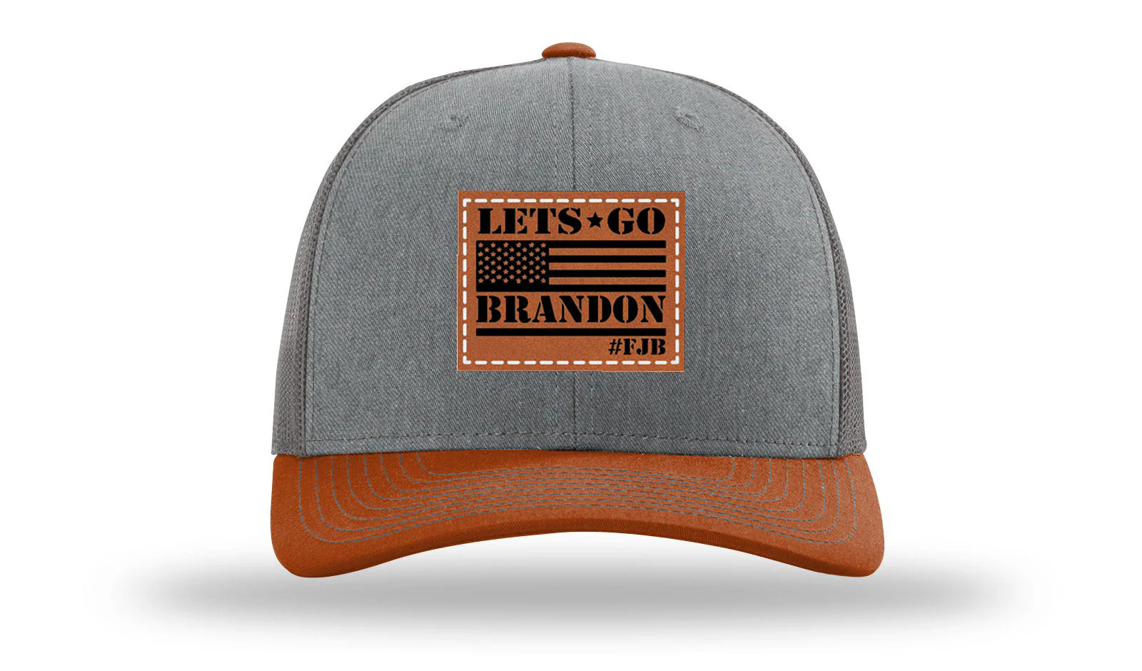 Let's Go Brandon #FJB Leather Patch Richardson 112 Hat - Image 39