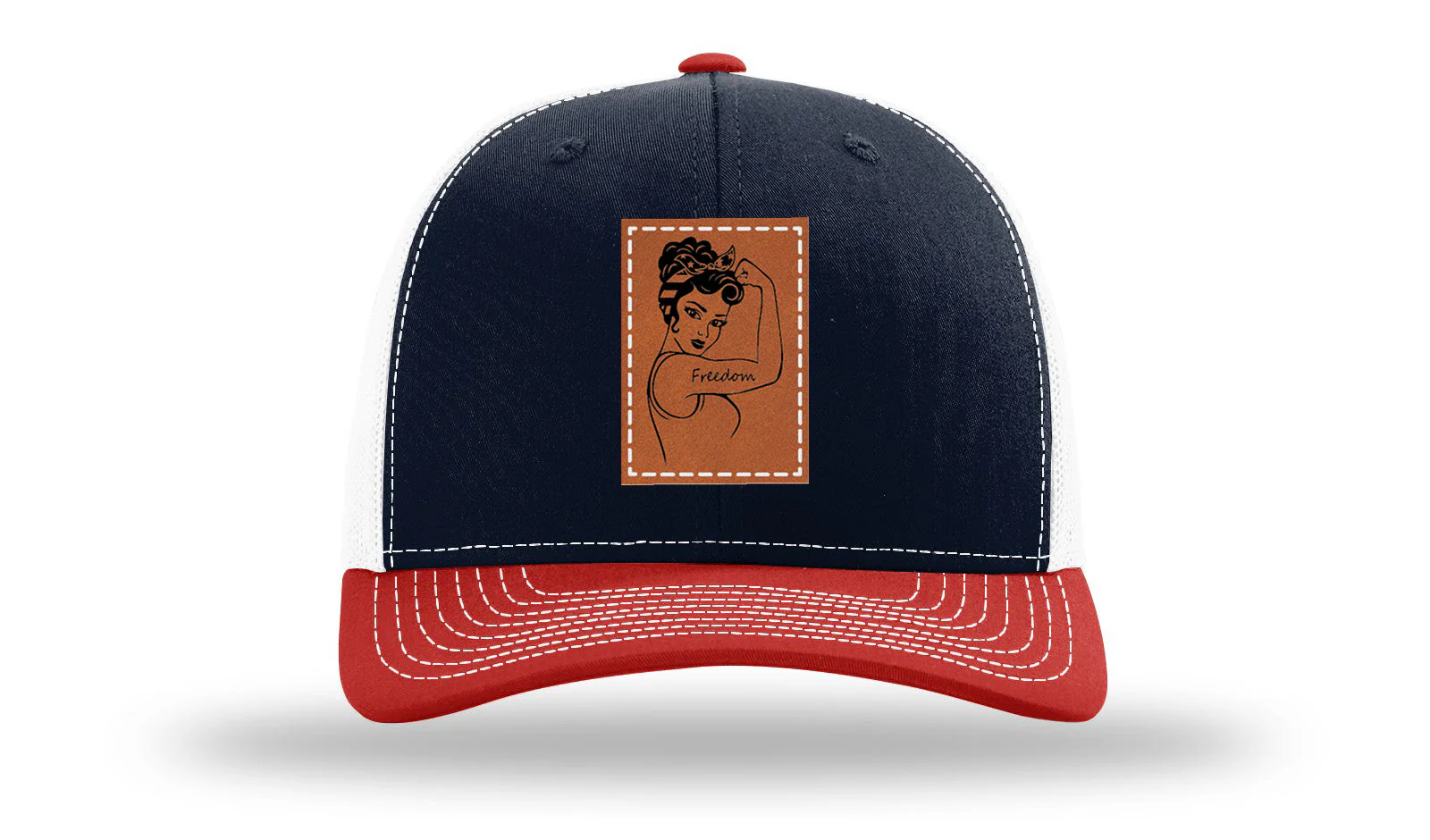 Freedom Girl Leather Patch Richardson 112 Hat - Image 40