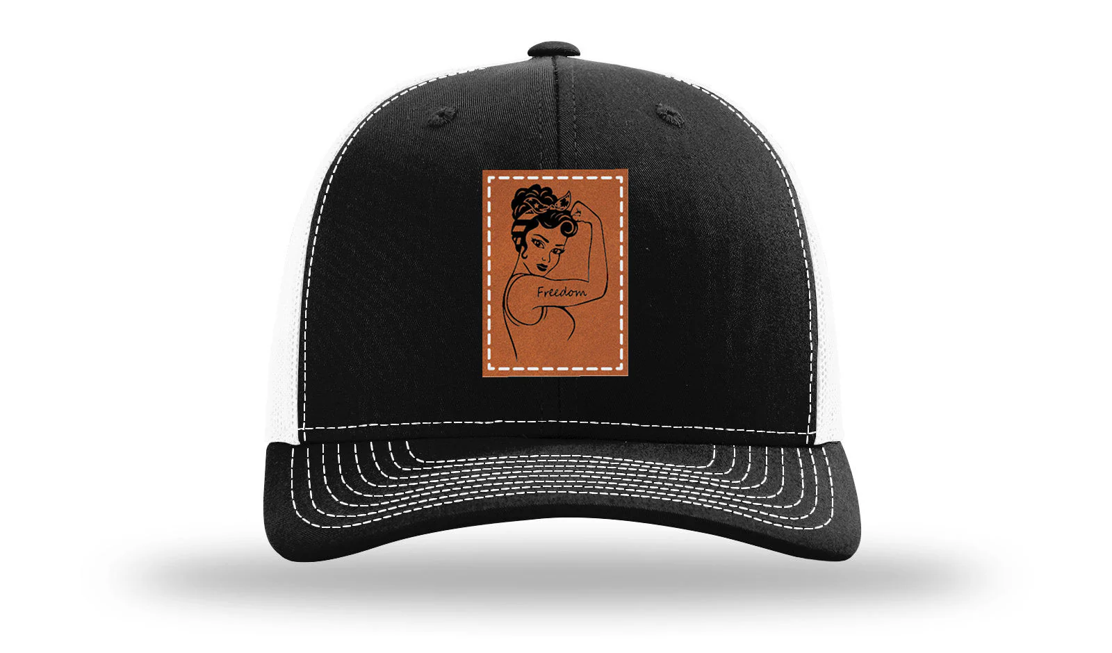 Freedom Girl Leather Patch Richardson 112 Hat - Image 7
