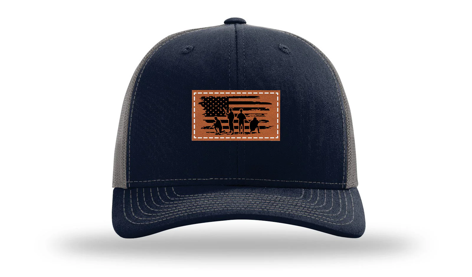 Vet Flag Leather Patch Richardson 112 Hat - Image 27