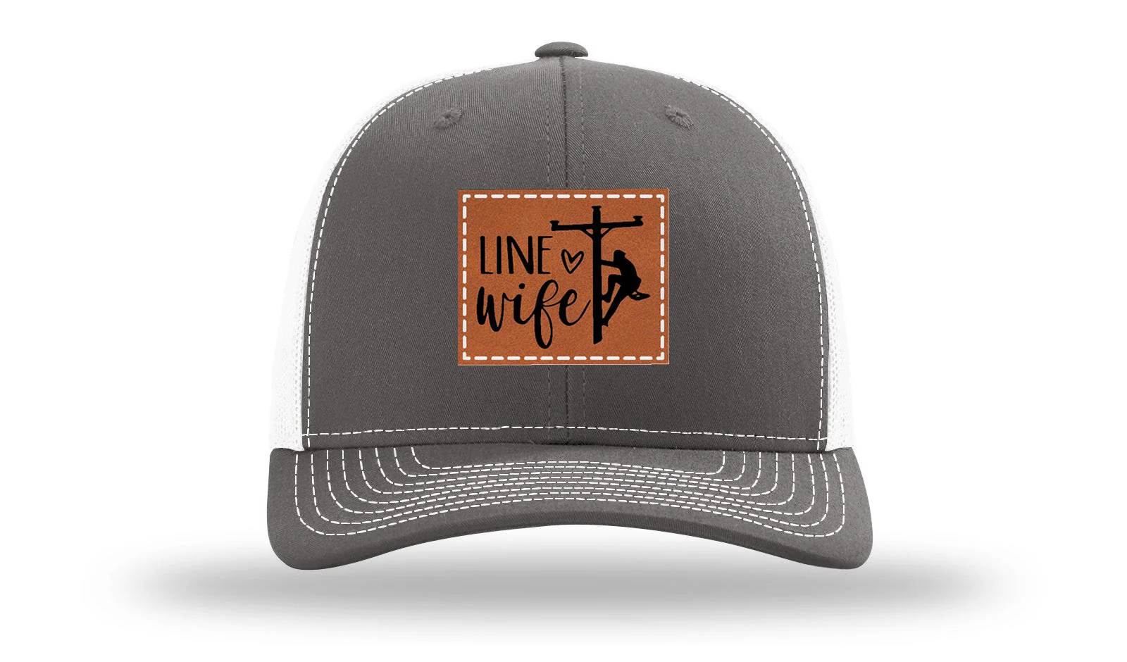 Line Wife Leather Patch Richardson 112 Hat - Image 16