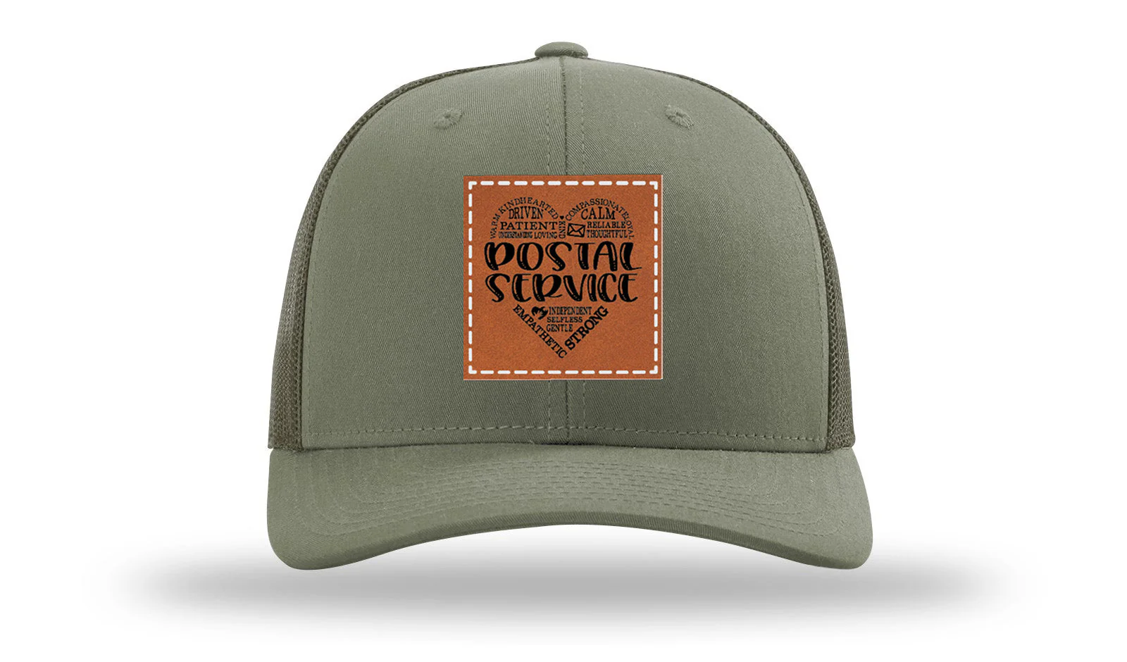 Postal Service Leather Patch Richardson 112 Hat - Image 3
