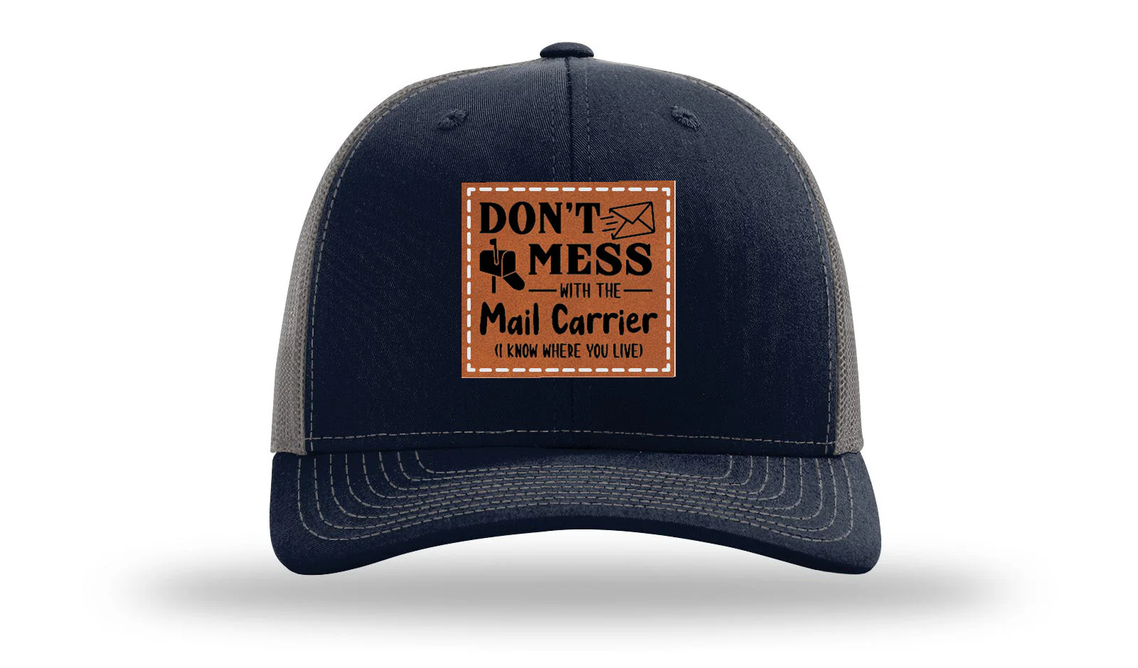 Mail Carrier Leather Patch Richardson 112 Hat - Image 27