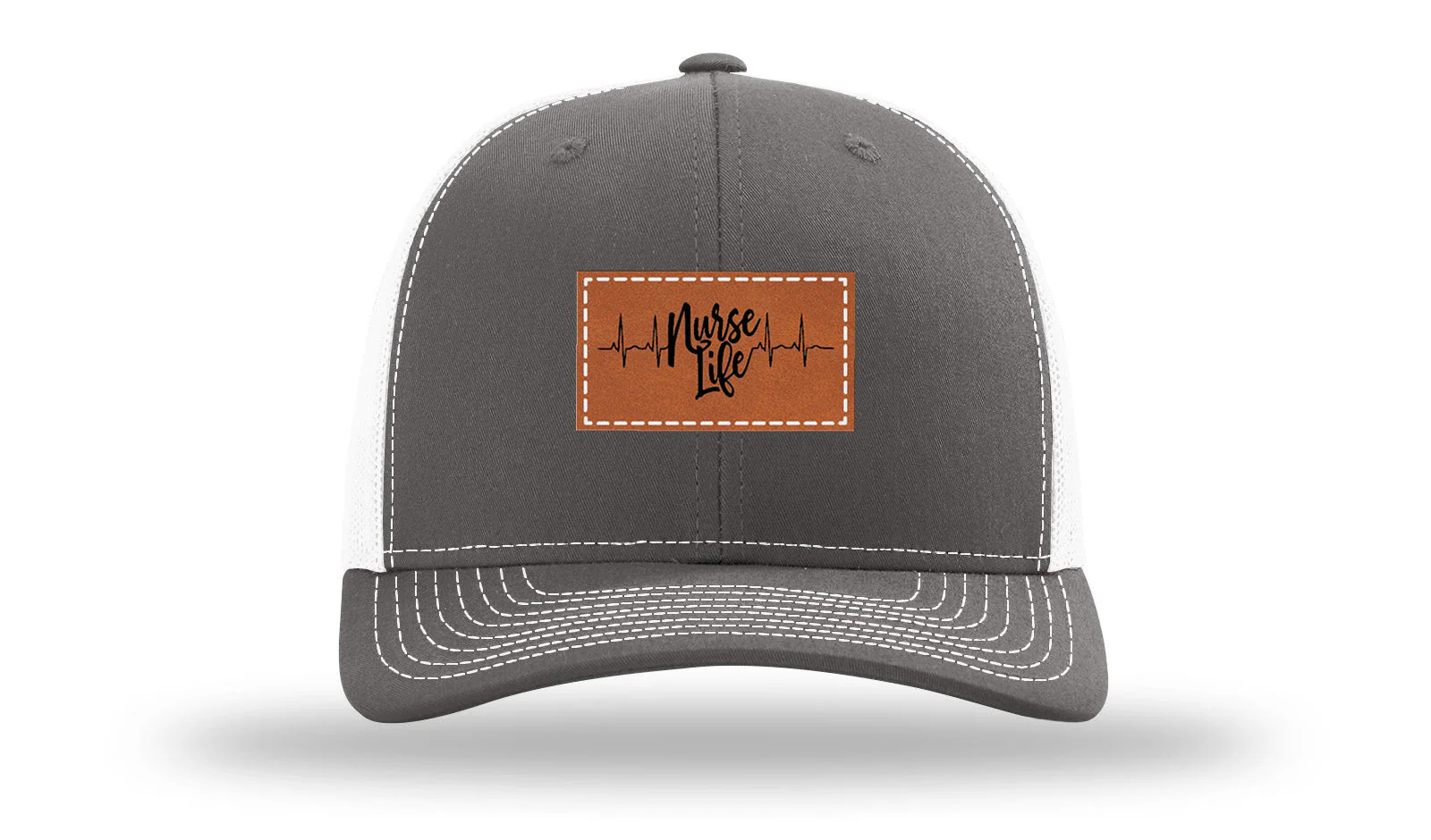 Nurse Life Leather Patch Richardson 112 Hat - Image 16