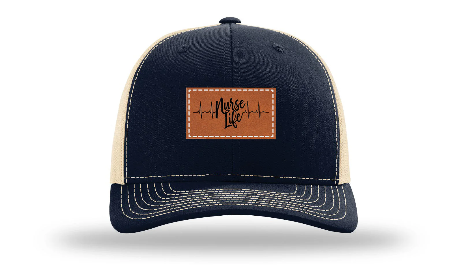 Nurse Life Leather Patch Richardson 112 Hat - Image 28