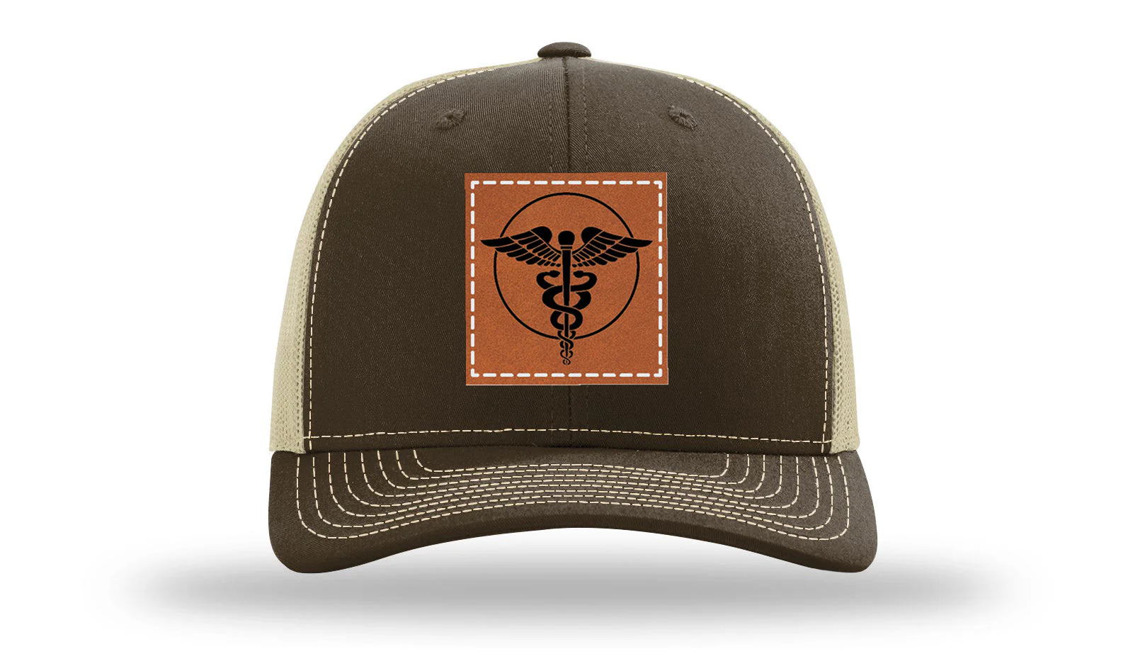 Caduceus Leather Patch Richardson 112 Hat - Image 8